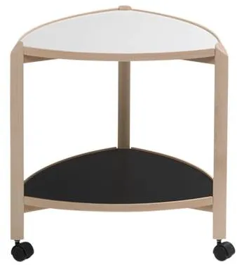 Thomsen Furniture Visit serveerwagen - beuk/melamine - natuurlijke beuk - 55x50x50 cm