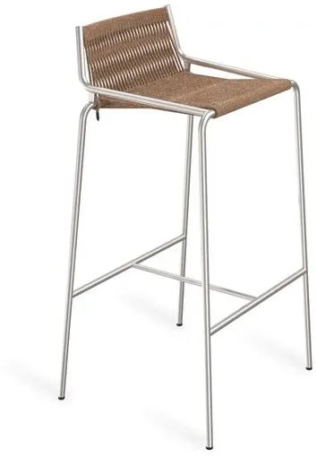 Thorup Copenhagen Noel Barkruk H77 Staal/Bruine Wol