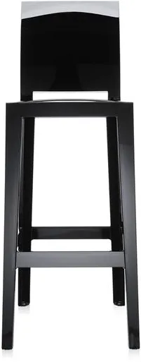 Kartell One More Please Barkruk H75 Glanzend Zwart