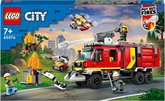 LEGO City 60374 Brandweercommandowagen