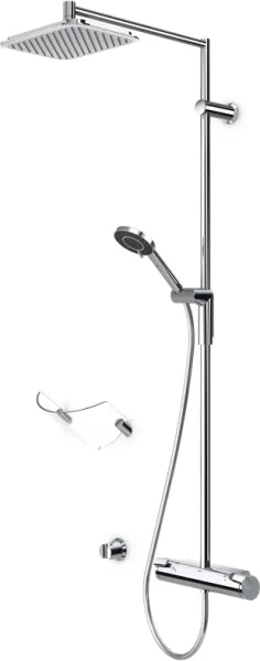 Oras Optima Rain douchesysteem, chroom