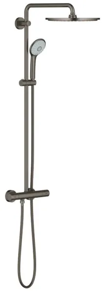 Grohe Euphoria 310 douchesysteem, geborsteld hard graphite