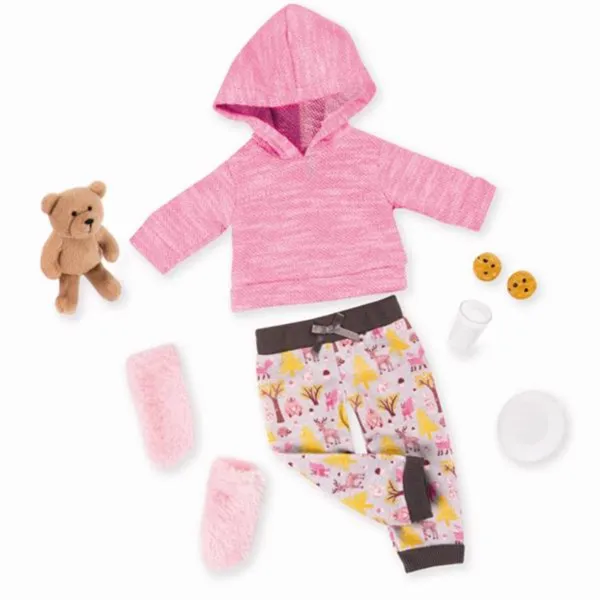 Our Generation Poppenkleding Deluxe - Pyjama en Knuffelbeer