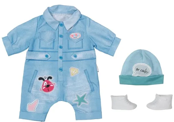Baby Born Luxe Jeans Overall 43 cm