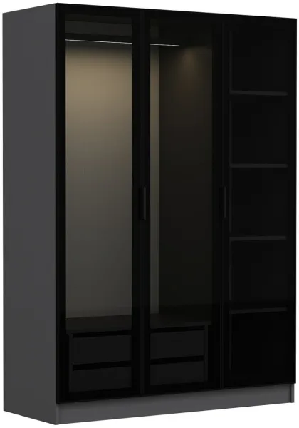 FUNZI LIVING antraciet zwart - 2271 Garderobe