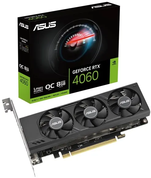 ASUS GeForce RTX 4060 Low Profile OC - 8GB GDDR6 RAM - Grafische Kaart
