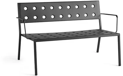 HAY Balcony Lounge Bank met Armleuningen Antraciet