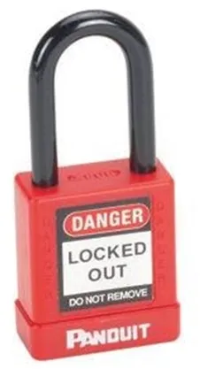 PANDUIT Niet-geleidend slot, Beugel 38 mm