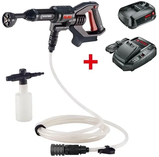 AL-KO Hogedrukreiniger Accu-Hogedrukreiniger PW 1850 18 V incl. accu en oplader