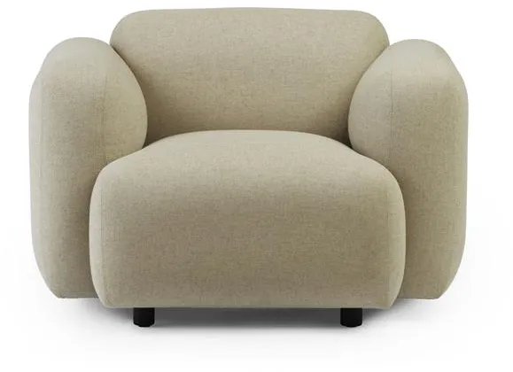 Normann Copenhagen Swell Fauteuil Licht Zand MLF20