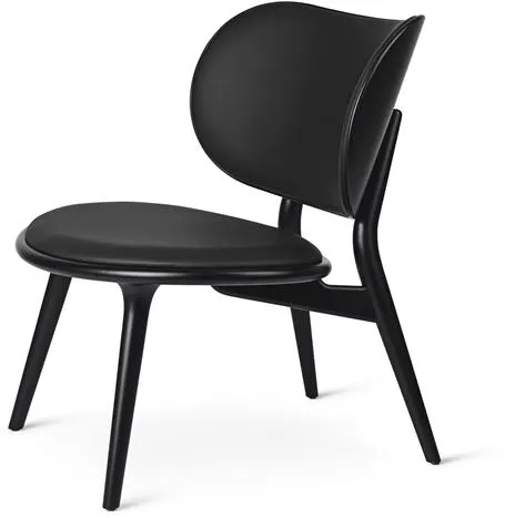 Mater The Lounge Chair Fauteuil Zwart Beuken