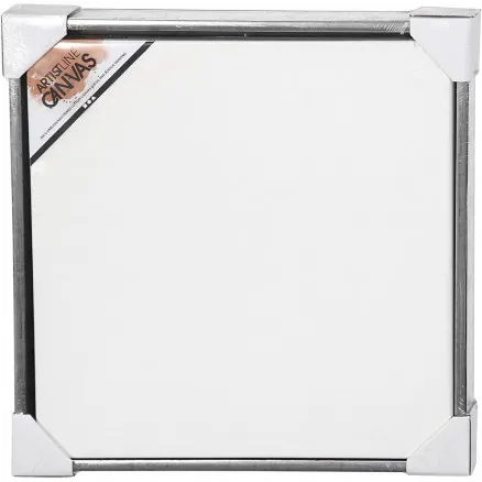 ArtistLine Canvas met frame, uitv. afm. 54x54 cm, diepte 3 cm, wit, anti