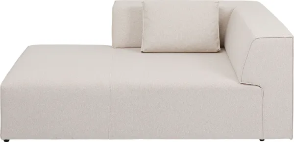 KARE DESIGN Infinity Ottomane Elements Cream Left module - crème polyester en polypropyleen
