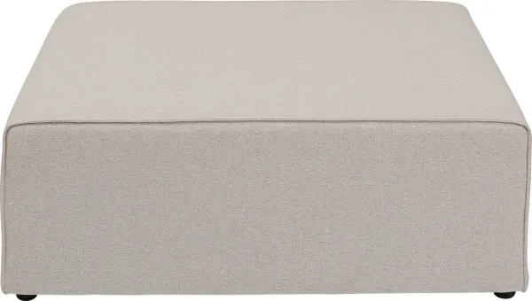 KARE DESIGN Infinity Pouff Elements Cream module - crèmekleurig polyester en polypropyleen (68x100)