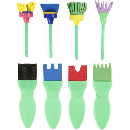 Schuimrubberpenselen, L: 11–13 cm, B: 30–45 mm, 24 st./24 verp.
