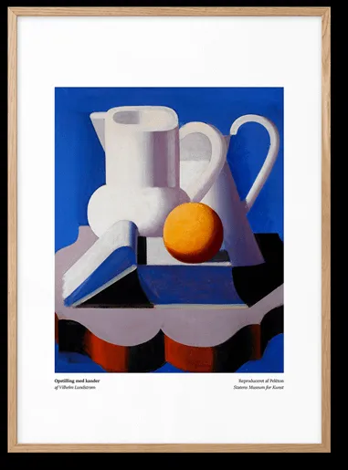 Peléton Arrangement met Kannen 70x100 Poster