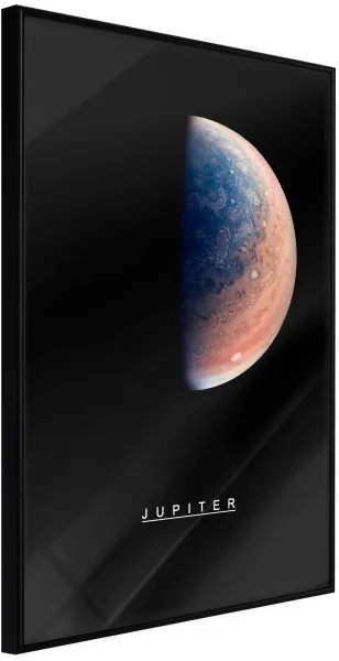 ARTGEIST Poster met lijst - The Solar System: Jupiter Zwart 30x45