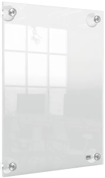 Nobo Premium Plus A4 heldere acryl wandgemonteerde affichelijst, verplaatsbaar