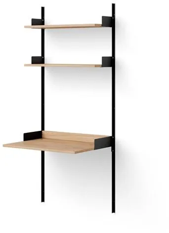 New Works Study Boekenkast 1900 Eiken/Zwart