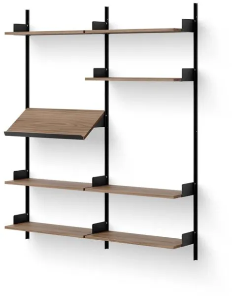 New Works Living Rek 1900 Walnoot/Zwart