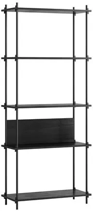 MOEBE S.200.1.A Rek systeem Zwart/zwart