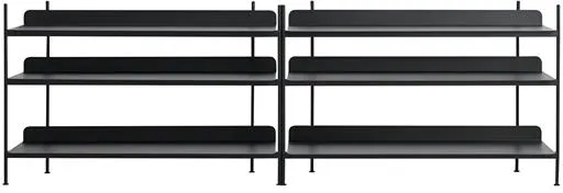 Muuto Compile Reolsystem 6 Zwart