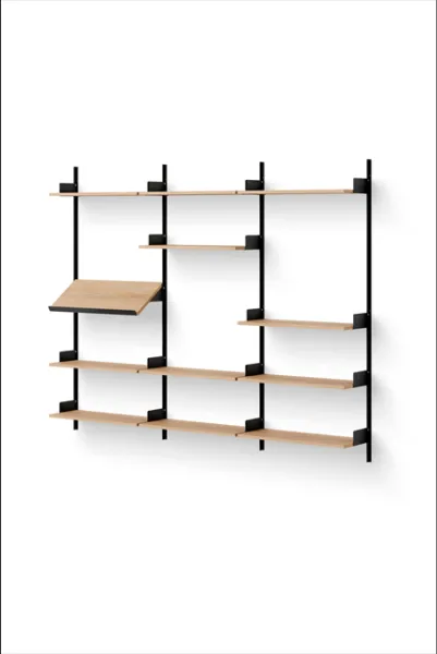 New Works Display Boekenkast 1900 Eiken/Zwart