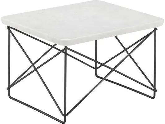 Vitra Occasional LTR Nachtkastje Licht Marmer/Zwart