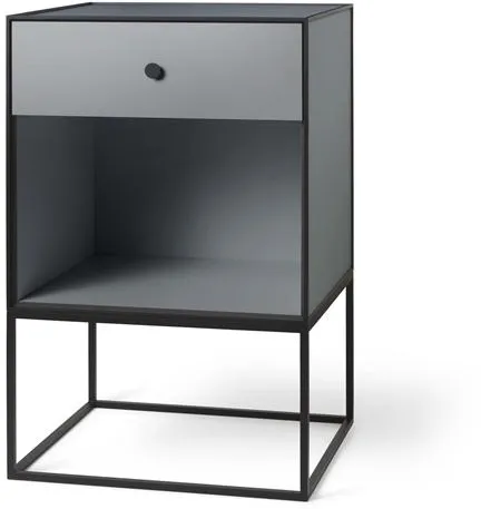 Audo Frame 49 Bijzettafel Met 1 Lade Donkergrijs