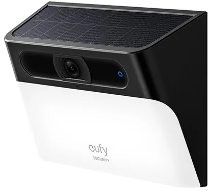 Eufy Solar Wall Light Cam S120, Zwart