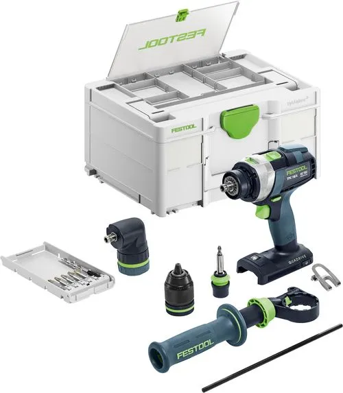 Festool Accu-klopboor-/schroefmachine TPC 18/4 I-Basic-Set QUADRIVE