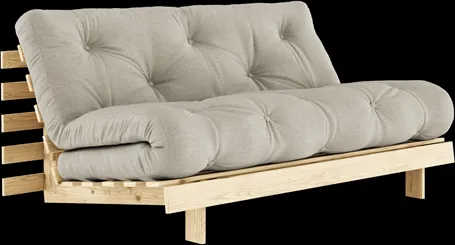 Karup Design Roots Slaapbank M. Matras 160x200 914 Linnen/Grenenhout