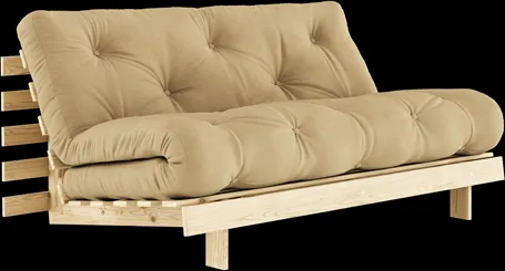 Karup Design Roots Slaapbank M. Matras 160x200 758 Wheat Beige/Grenenhout