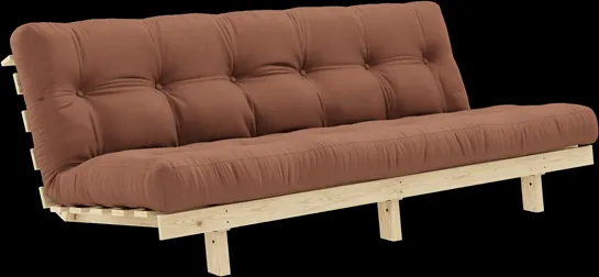 Karup Design Lean Slaapbank Met Alpha Matras 130x200 Clay Brown/Raw