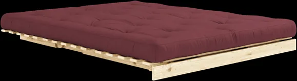 Karup Design Roots Slaapbank met Matras 160x200 710 Bordeaux/Grenenhout