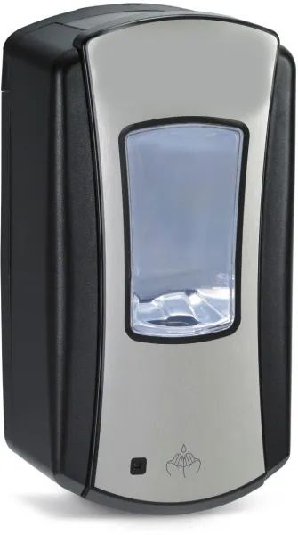 Niet meer verkrijgbaar: Pristine zeepdispenser met sensor, LTX, zwart/gechromeerd, 1200 ml