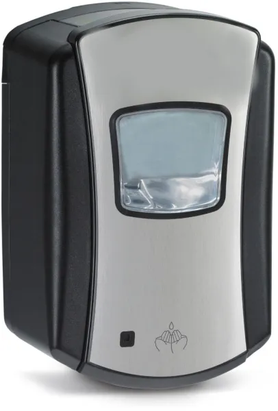 Niet meer te koop: Pristine, zeepdispenser met sensor, LTX, zwart / chroom, 700 ml
