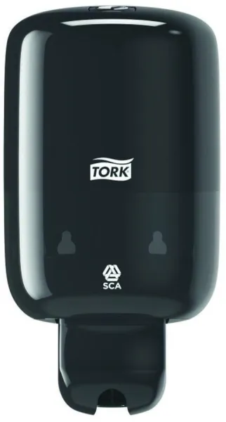 Tork S2 mini dispenser, 0,5 l, zwart ABS-plastic