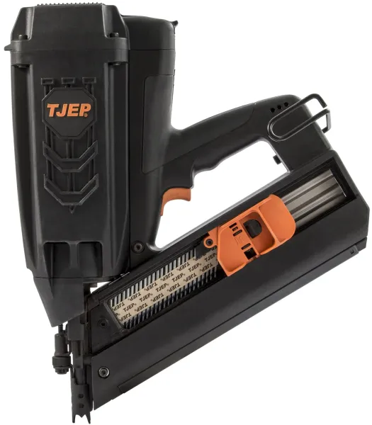 TJEP GRF Spijkerpistool 34/100 Excellent GAS, met 2 Li-Ion-batterijen en oplader