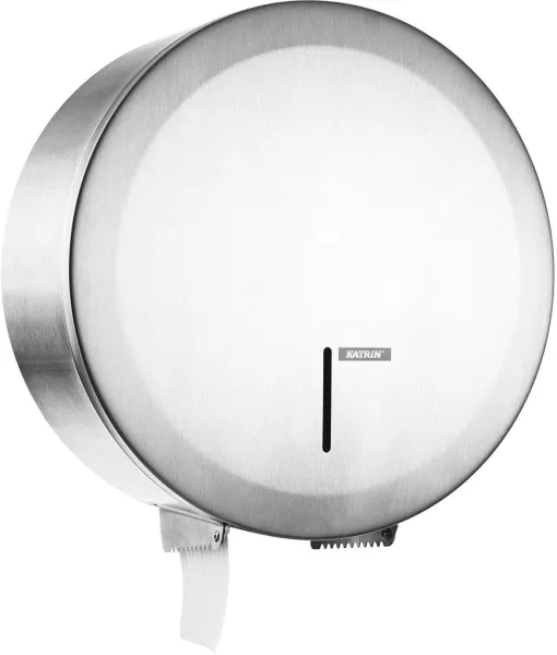 Katrin Gigant L Dispenser, voor grote rollen toiletpapier, geborsteld staal