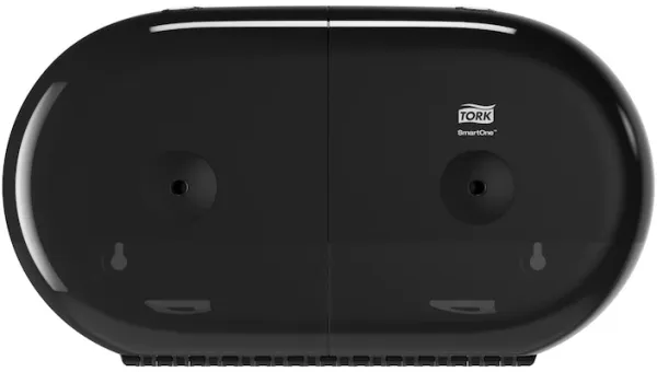 Tork SmartOne T9 Twin, dispenser voor toiletpapier, zwart