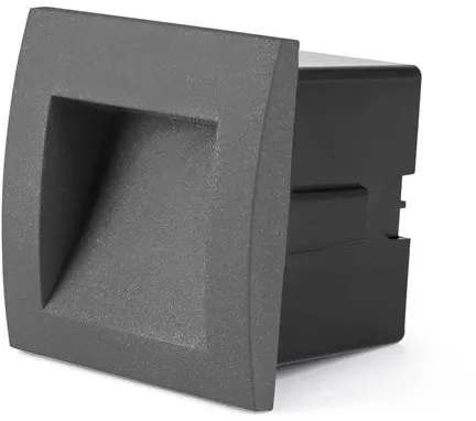 Faro SEDNA SQ 90 Ingebouwde Buitenlamp Donkergrijs