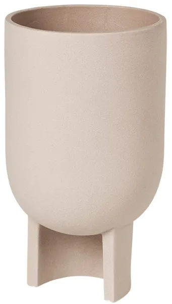 KRISTINA DAM STUDIO Serene bloempot, M - zand terracotta