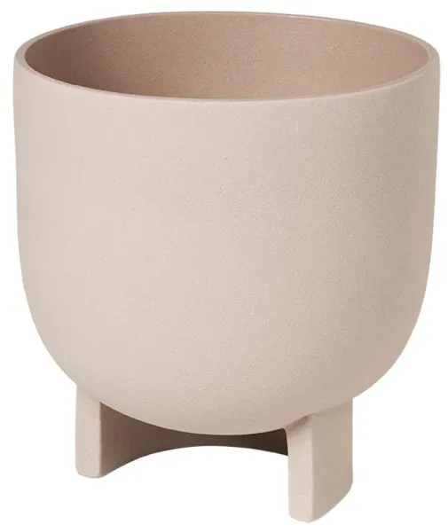 KRISTINA DAM STUDIO Serene bloempot, L - zand terracotta