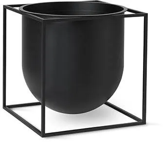 Audo Copenhagen Kubus Flowerpot 23 - Zwart