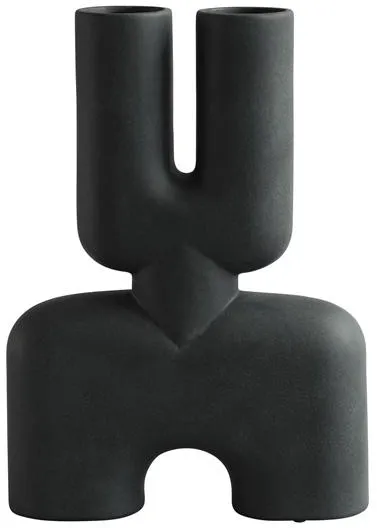 101 Copenhagen Cobra Double Vase Hexa Zwart