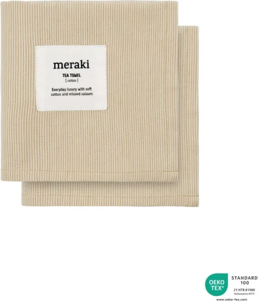 Theedoek, Verum, Off white/safari