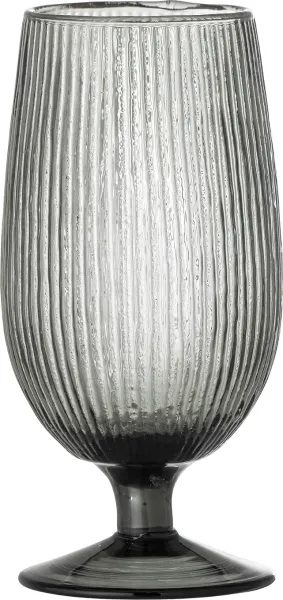 Tabita, Bierglas, grijs, gerecycled glas